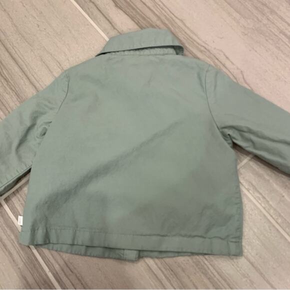 Baby b’Gosh Sage Green Button Down Light Jacket - Picture 8 of 10
